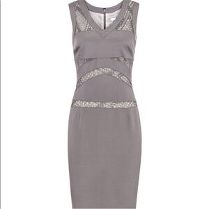Reiss Enoli Lace Panel Dress - Size 6